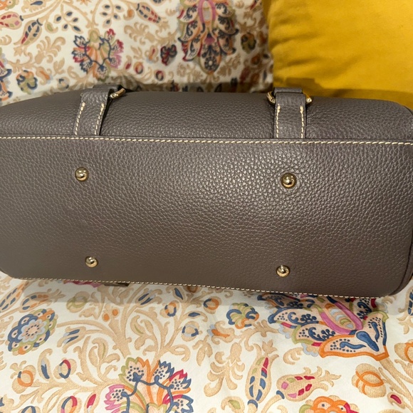 Dooney Pebble Grain Satchel - Elephant - Picture 3 of 4